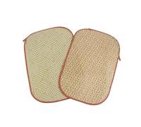 ULTECHNOVO Alfombrillas Color para Mascotas y Hierba de Refrescantes Ratán Verano 2 Seguras para Comer Olor, Ideales en Aleatorio Pequeñas para Cobayas, Conejos y Hámsters