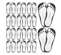 ULTECHNOVO Almohadillas Bronceadoras Adhesivas para Pies 25 Pares Protectores Desechables Antideslizantes para Uso Profesional y Portátil para Cuidado en Salones y Viajes