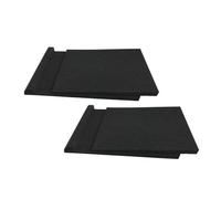 ULTECHNOVO Almohadillas de Aislamiento Acústico Pack de 2 Unidades Espuma Pu Negra para Reducción de Ondas y Prevención de Movimiento para Altavoces de Audio para Estudio de Grabación