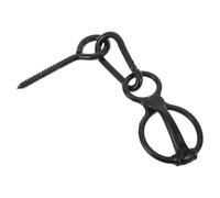 ULTECHNOVO Anillo de Acero Inoxidable para Atar Caballos con Liberación Rápida y Seguridad, Accesorio Adecuado para Establos y Cercas Doma y Entrenamiento