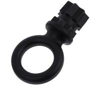 ULTECHNOVO Anillo de Cuerda para Eslinga de Kayak, Soporte para Kayak, Negro, Poliuretano y Nylon, Base Ajustable, Instalación Fácil, para Pescadores, para Amarre y Almacenamiento