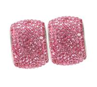 ULTECHNOVO Anillos de Reposacabezas de Coche de Moda 2 Piezas Decoraciones de Asiento de Coche Fácil de Instalar Collares de Reposacabezas Automotrices Interiores de Coche