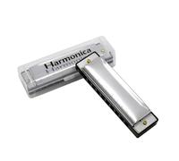 ULTECHNOVO Armónica de Blues de 10 Agujeros en Aluminio Mejor Hermeticidad y Apariencia Elegante para Músicos Profesionales en Escenarios de Música Clásica y Blues