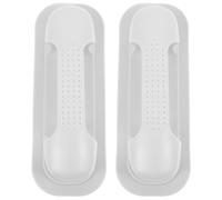 ULTECHNOVO Asa de Goma Gris sin Agujeros para Bote Inflable 2 Piezas Mango de Agarre Antideslizante para Kayak Canoa y Tabla de Paddle Repuesto Resistente y Fácil de Instalar