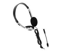 ULTECHNOVO Auriculares Cómodos y Cable Supraurales Retro Material Abs PVC, y Realista para Computadora y Teléfono para Biblioteca y