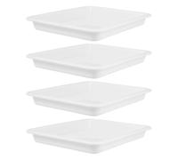 ULTECHNOVO Bandeja De Reactivos Químicos Para Laboratorio a Prueba De Fugas Resistente a Ácidos Y Álcalis 9.68X7.28X1.06In 4 Piezas Para Chemical Laboratories Y Research Labs