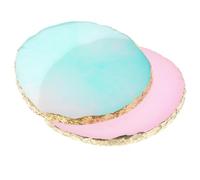 ULTECHNOVO Bandeja para decorar uñas, paleta para mezclar esmaltes de uñas, 2 unidades, fácil de limpiar, exhibición de colores, para esmalte en gel, salón de uñas, 3.93 x 3.54 x 0.23 in