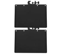 ULTECHNOVO Bandeja para Tarjeta de Sonido Abrazadera ABS Resistente Soporte para Micrófono Negro 24X175 CM 2 Unidades Adecuado para Transmisiones y Almacenamiento Soporte de Micrófono