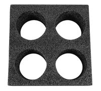 ULTECHNOVO Bandeja Portavasos para Llevar de Espuma de Polietileno 4 Orificios, Soporte Reutilizable para Bebidas Frías y Calientes, Adecuado para Cafeterías y Restaurantes