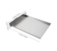ULTECHNOVO Bandeja Vaporera de Acero Inoxidable para Máquina China de Hacer Fideos de Arroz Tamaño Mini 30 X 21 X 45 CM Accesorio para Olla Arrocera Adecuado para Vaporizar Rollos de