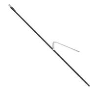 ULTECHNOVO Barra de Armadura de Guitarra de Dos Vías con Llave, Metal Negro con Superficie Lisa y Fácil Instalación, Tensor Estable para Accesorios de Guitarra Eléctrica