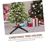 ULTECHNOVO Base para Árbol de Navidad Estable de Hierro con Placa de Bloqueo Plana Soporte Resistente y Plegable para Árboles Artificiales Diseño Seguro y Duradero para Decoración Festiva