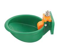 ULTECHNOVO Bebedero Automático Dispensador de Agua de Plástico para Vacas y Cerdos Verde Redondo Larga Vida Útil para Uso en Granja