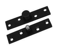 ULTECHNOVO Bisagra Pivotante Oculta de Acero Inoxidable 360° Posicionamiento de Bisagra Superior E Inferior, Negra, para Puerta Secreta, Hogar y Oficina