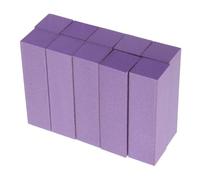 ULTECHNOVO Bloque Pulidor de Uñas, Lima Esponja de Corindón Blanco, 10 Piezas, Tamaño Pequeño y Fácil de Llevar, para Manicura y Bolso