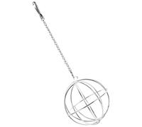 ULTECHNOVO Bola Dispensadora de Alimento para Cobayas y Conejos Colgante, Comedero de Hierba de Acero Inoxidable, 1 Unidad, Juguete para Hámster y Chinchilla, Adecuado para Animales Pequeños