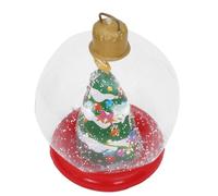 ULTECHNOVO Bola Inflable Navideña Gigante con Luz LED para Decoración Exterior de Jardín, Base Estable de PVC para Ambiente Festivo en Reuniones Navideñas