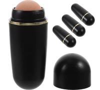ULTECHNOVO Bolas Absorbentes de Aceite Facial para Limpieza y Control de Grasa del Rostro de Piedra Volcánica Beige 4 Piezas Mini para Tejido Facial