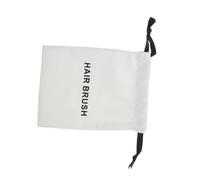 ULTECHNOVO Bolsa de Lona de Color Claro con Cordón para Almacenamiento de Peine de Masaje, Organizador Portátil para Herramientas de Peinado, Contenedor Resistente al Polvo Adecuado