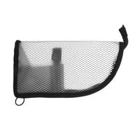 ULTECHNOVO Bolsa de Viaje para Cepillo de Dientes y Pasta Dental en Poliéster Negro con Diseño Compacto y Transpirable Adecuado para Viajes y Vuelos