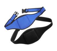 ULTECHNOVO Bolsa para Micrófono de Entrenamiento Ajustable, Cinturón Deportivo para Micrófono para Instructor de Fitness, 2 Piezas Negro y Azul Oscuro, Soporte Vertical para Teatro