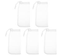 ULTECHNOVO Bolsas de Filtro Reutilizables 5 Piezas para Acuario de Nylon con Malla Delicada de 180 Micras Resistentes y Multiusos para Acuarios de Agua Dulce