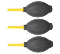 ULTECHNOVO Bomba de Aire Bola Sopladora 3 Unidades Negro, Soplador de Polvo para Cámara y Pc, Herramienta de Limpieza Multiusos para Lentes, Filtros y Dispositivos Electrónicos Sensibles