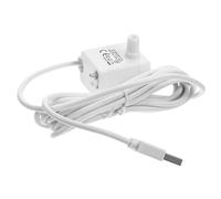 ULTECHNOVO Bomba de Fuente para Gatos Sumergible Luz Led, Mini Bomba de Agua USB 5v 1a, Anti-Secado para Bebedero de Mascotas, Silenciosa y Resistente para Dispensador de Agua Potable