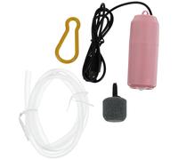 ULTECHNOVO Bomba de Oxígeno para Pecera Mini USB, Bomba de Aire para Acuario Pequeña, Color Rosa, Portátil para Pecera Casera, Ahorro Energético, Aireador para Tanques Color Color Aleatorio