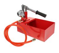 ULTECHNOVO Bomba De Prueba De Presión Manual 25Kg Con Manómetro Grande Para Agua Y Aceite Hidráulico Uso Industrial Y Construcción Con Tubería De Color Aleatorio