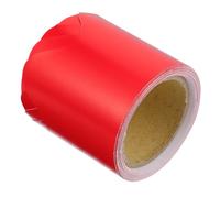 ULTECHNOVO Borde para Pizarra Negra de Papel Couché Rojo 5 Metros, Recorte Decorativo para Tableros de Anuncios y Aulas, Accesorio Práctico para Decoración Escolar y Manualidades