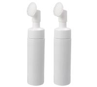 ULTECHNOVO Botellas de Cosméticos de Viaje 2piezas 200ml Pet de Color Claro, Ligeras y Ahorradoras de Espacio, Ideales para Crema y Loción en Casa y Viajes