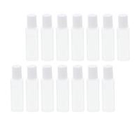 ULTECHNOVO Botellas Vacías de Viaje 30 Piezas, Pequeñas y Portátiles, Botellas de Solución para Lentes de Contacto, Envases de Plástico Pp Tapa Antigoteo, Accesorio Adecuado para Viajes y