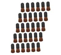 ULTECHNOVO Brochas para Colorete y Base Maquillaje 30 Piezas Tamaño Pequeño Pelo Natural de Caballo para Polvo Suelto Maquillaje de Viaje Aplicador Cosmético Portátil