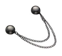 ULTECHNOVO Broche Magnético para Chal Pequeño en Color Negro Cierre Magnético Fuerte, Pin para Suéter y Bufanda, Accesorio Versátil para Ropa Femenina y Uso Diario