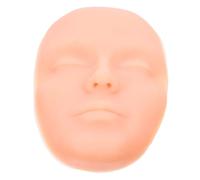 ULTECHNOVO Cabeza de Silicona para Práctica de Tatuajes y Maquillaje Profesional, Piel Sintética Realista Partes Desmontables para Entrenamiento de Labios y Ojos