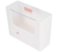 ULTECHNOVO Caja de Almacenamiento para Maquillaje con Tapa de Plástico en Color white, Organizador para Accesorios y Cosméticos, Adecuado para Tocadores y Baños