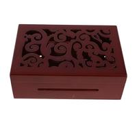 ULTECHNOVO Caja de Música Vintage de Madera Tallada para DIY Mecanismo de 30 Notas, Soporte y Accesorios para Ensamblaje Manual, Decoración Navideña y Educativa, Kit Organizador