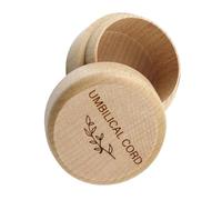 ULTECHNOVO Caja de Recuerdos para Madera Organizador Pequeño para Cordón Umbilical Almacenaje Multifuncional para Primeros Dientes Cabello y Memorias de Recién Nacido Regalo para Shower