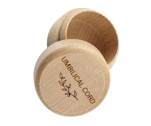 ULTECHNOVO Caja de Recuerdos para Madera Organizador Pequeño para Cordón Umbilical Almacenaje Multifuncional para Primeros Dientes Cabello y Memorias de Recién Nacido Regalo para Shower