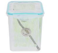 ULTECHNOVO Caja para Alimentación de Insectos y Reptiles Pequeña Diseño Transparente y Resistente de Plástico Adecuado para Decoración y Cría Segura