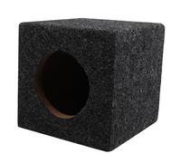 ULTECHNOVO Caja para Subwoofer Cuadrada de Madera para Coche Sub Box Pequeña para Camión Diseño Resistente y Fácil Instalación Recambio para Audio Vehículo y Hogar