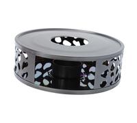 ULTECHNOVO Calentador de Tetera de Acero Inoxidable con Base para Vela Calentador de Té Seguro y Resistente para Hogar Mantiene Té Leche y Café Calientes