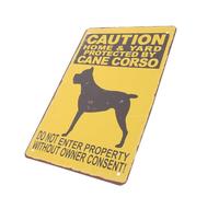 ULTECHNOVO Cartel De Advertencia Para Perros De Prohibido Entrar Sin Permiso Decoración Para Jardín y Hogar Señal Resistente y Ligera Apto Para Uso Interior y Exterior