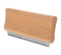 ULTECHNOVO Cepillo para Pelo de Ganado Mango de Madera y Acero Inoxidable, Herramienta de Aseo para Caballos Grandes y Limpieza de Establos