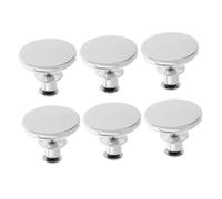 ULTECHNOVO Cierres Magnéticos para Cortinas Grandes 25 Mm, Botones Magnéticos Redondos de Acero Inoxidable, Juego de 3 Pares, Clips Invisibles para Mantener Cortinas Opacas Cerradas en Hogar