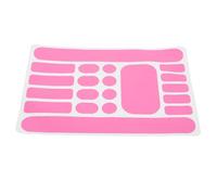 ULTECHNOVO Cinta Adhesiva Protectora Tamaño para Cadena de Bicicleta, Resistente a Arañazos Color Rosa, Pegatina Protectora para Marco de Bici, Adecuado para Ciclismo de Montaña