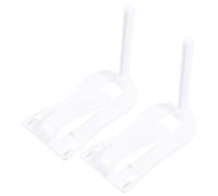 ULTECHNOVO Clip de Verduras para Loros y Pájaros, Plástico Blanco Fácil de Llevar, 2 Piezas para Jaula de Pájaros, Sujeta Frutas y Hueso de Sepia