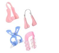 ULTECHNOVO Clip para Forma Nariz de Silicona 4piezas para Levantamiento y Corrección del Puente Nasal sin Afectar la Respiración Adecuado para Mujeres y Niñas Color Aleatorio