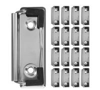 ULTECHNOVO Clips Metálicos para Portapapeles 7 CM 30 Unidades con Plástico en Esquina Resistentes para Organización de Documentos de Oficina y Escuela Clips para Archivos Duraderos y